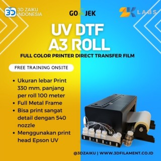 Zaiku DTF A3 Roll Full Color Printer Direct Transfer Film TShirt